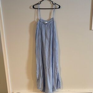 Lake blue pajamas nightgown